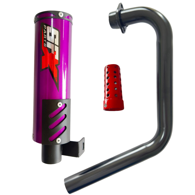 ESCAPAMENTO PROFIRE PARA TITAN / FAN / START 160 2017 ATÉ 2025 ROXO