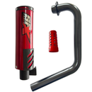 Escapamento Esportivo SFX Profire Vermelho - Titan, Fan e Start 160 (2017-2025) | Estilo Racing