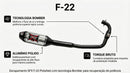 ESCAPAMENTO ESPORTIVO SFX F-22 PARA CBX TWISTER 250 2001/2008