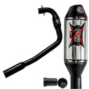 ESCAPAMENTO ESPORTIVO F-22 C/ ABAFADOR PARA CG START 125 2014/2015 KS-ES