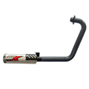 ESCAPAMENTO PROFIRE PRATA ESCOVADO PARA TITAN / FAN / START 160 2017 ATÉ 2025